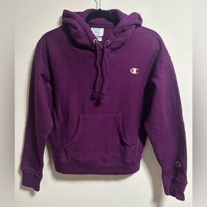 Champion Reverse Weave Purple Hoodie